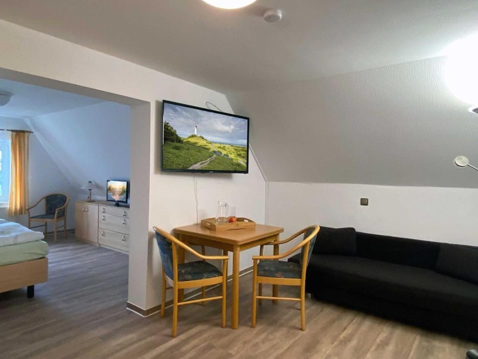 Bed, Living room, Photo of the whole room, Seating area, Dining area