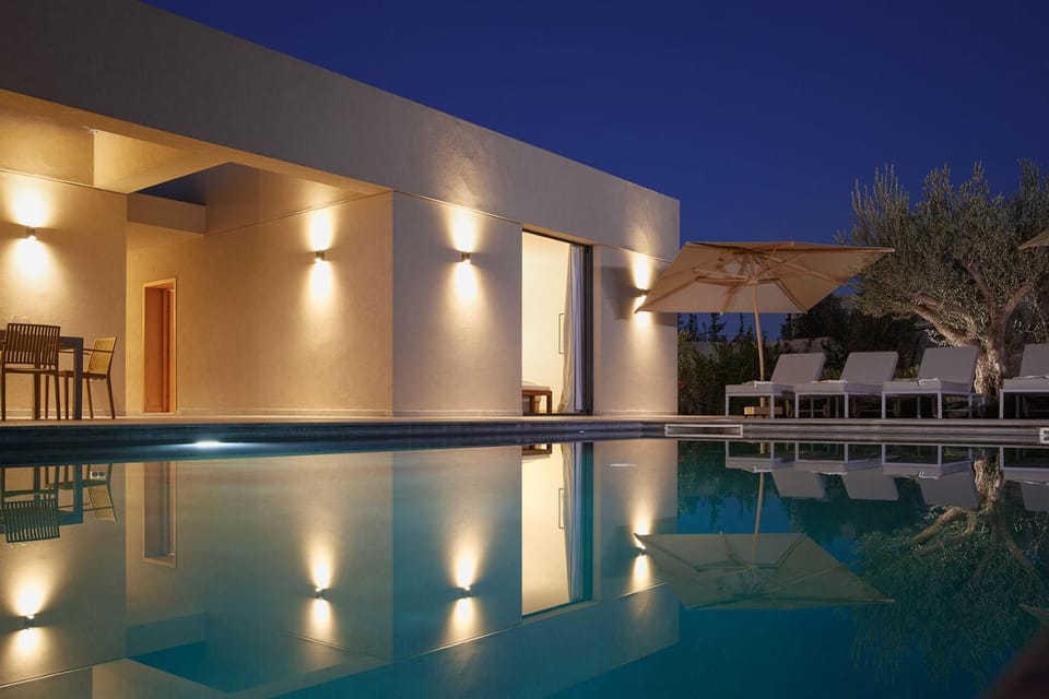 Night, Swimming pool
