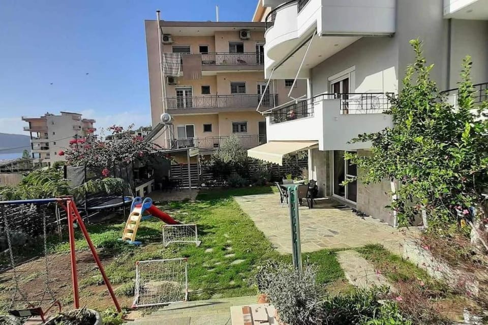 Property building, Spring, Day, Children play ground, Garden, Garden view