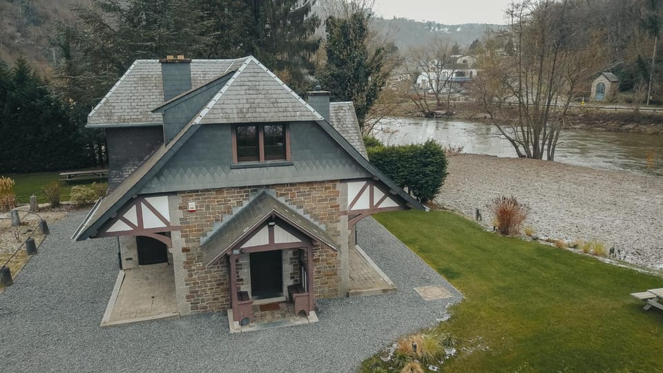 Property building, Natural landscape, River view