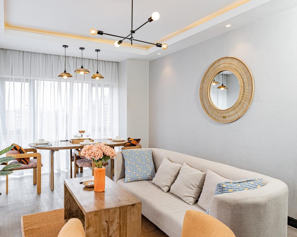 Living room, Seating area, Dining area