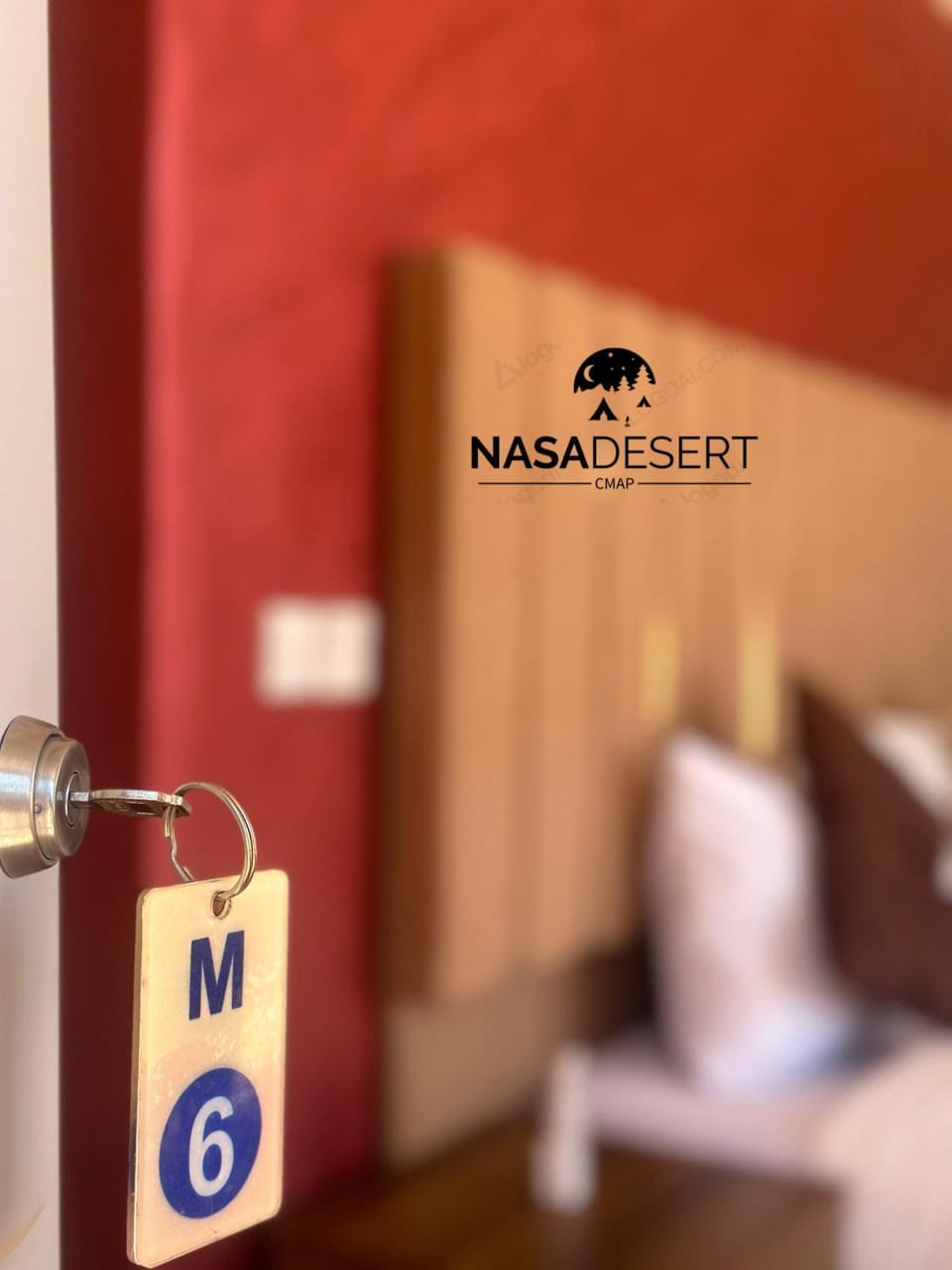 Property logo or sign, Photo of the whole room, Bedroom