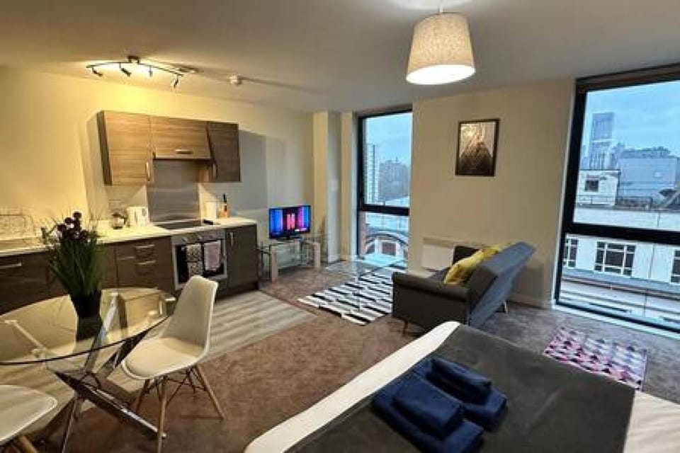 Cosy Studio for 2 in Central Manchester Apartment in Salford