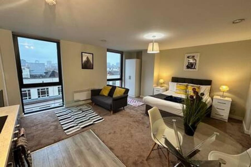 Cosy Studio for 2 in Central Manchester Apartment in Salford