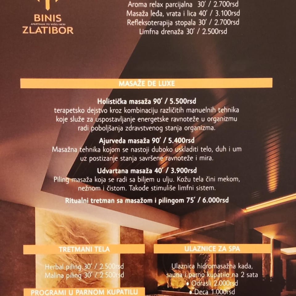 Spa and wellness centre/facilities