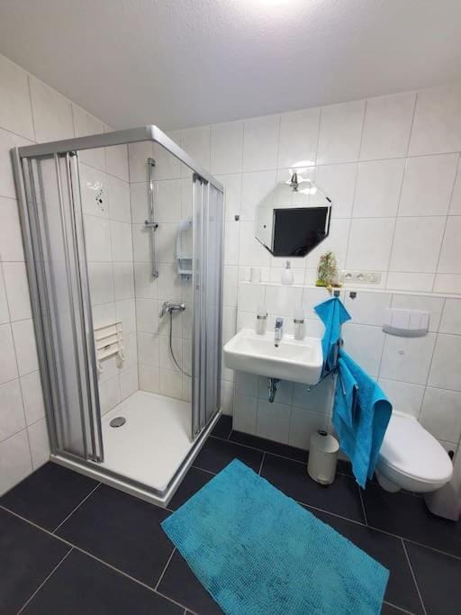 Shower, Toilet, Bathroom, towels
