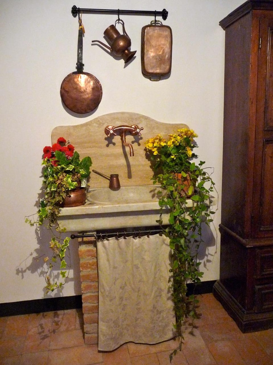 Kitchen or kitchenette, Living room, Decorative detail