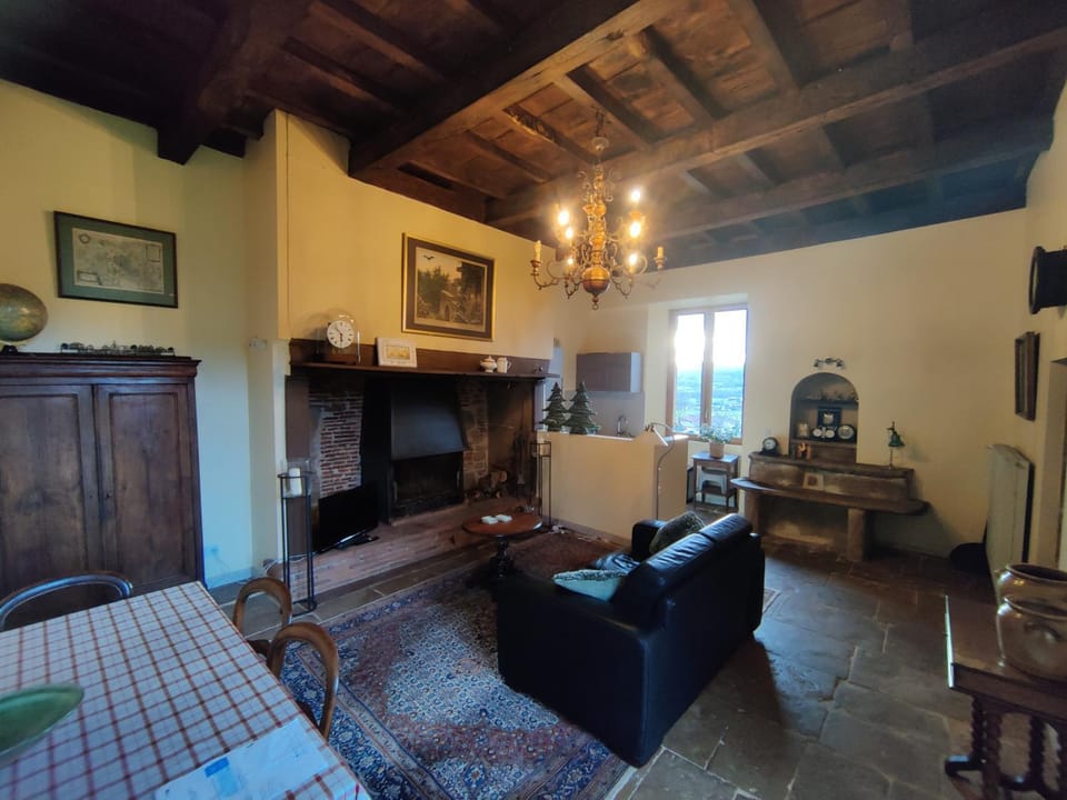 Living room, Dining area, flat iron