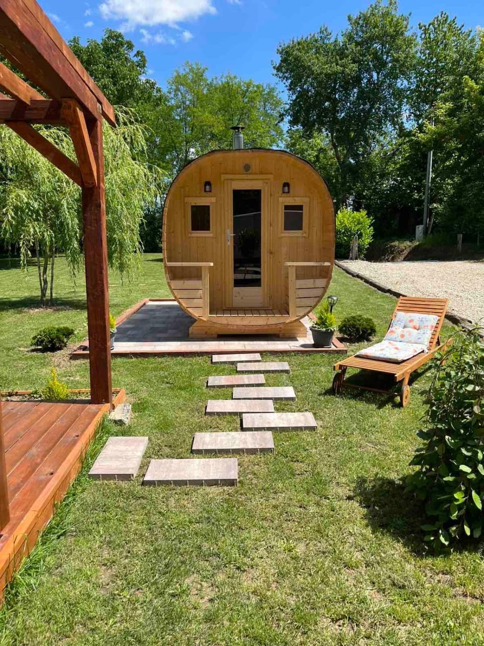 Garden, Sauna, Spa and wellness centre/facilities