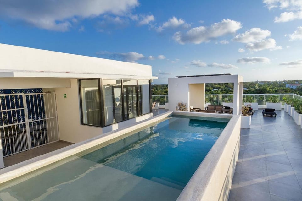 The Best Sunsets from the comfortable Zulim Apartment in Playa del Carmen