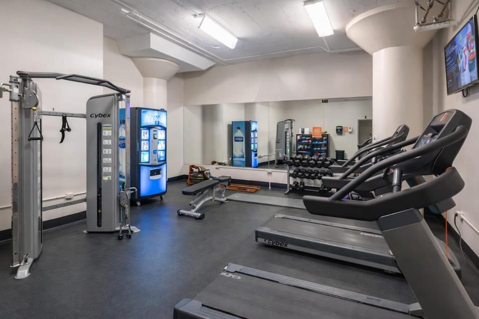 McCormick Oasis with Balcony, Optional Parking, Patio and Gym Sleeps 6 Near McCormick Place, Grant Park, Soldier Field & Museum Campus Apartment in South Loop