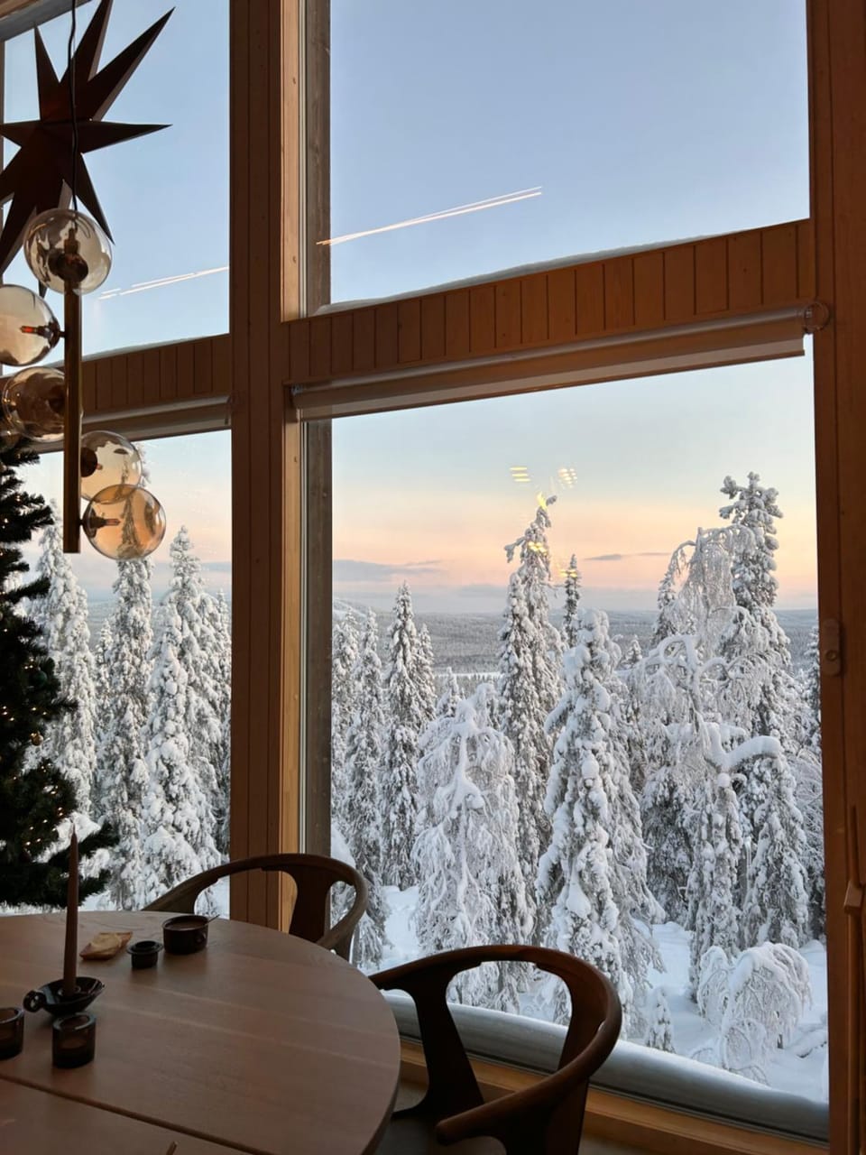 Natural landscape, Winter, Dining area