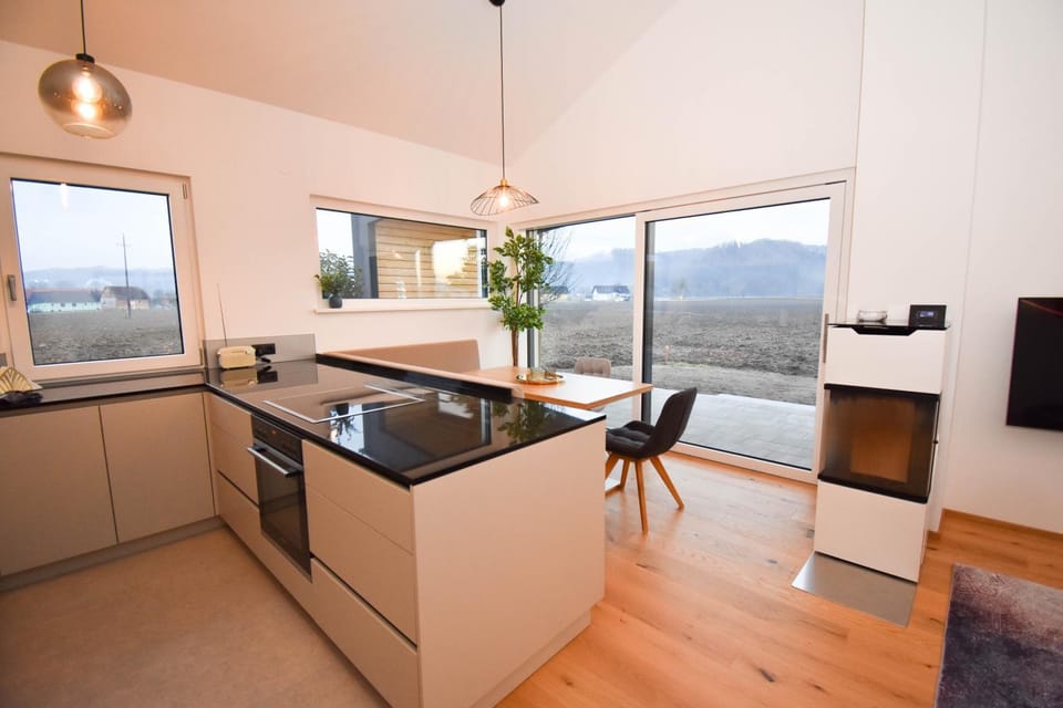Natural landscape, Kitchen or kitchenette, Dining area, stove