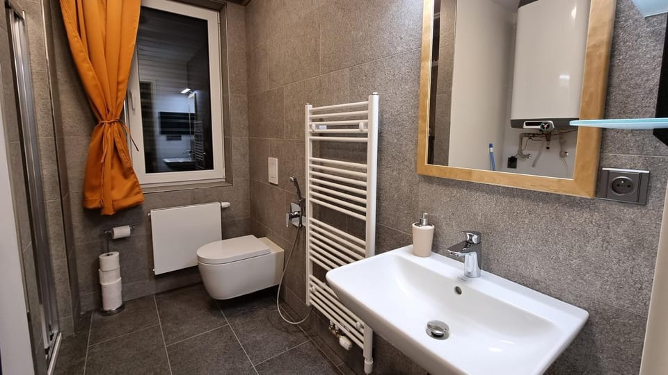 Shower, Toilet, Bathroom, bidet, towels