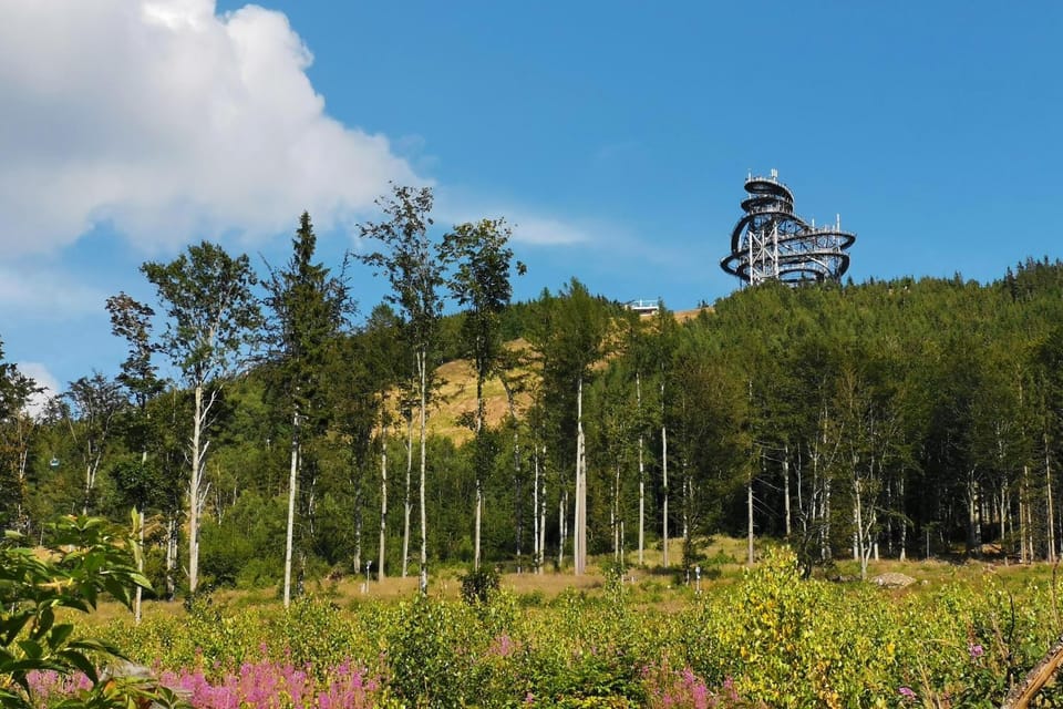 Nearby landmark, Natural landscape, Mountain view