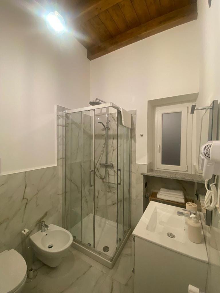 Shower, Toilet, Bathroom, bidet, towels