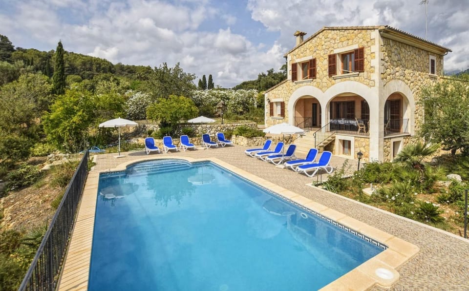 Property building, Living room, Swimming pool