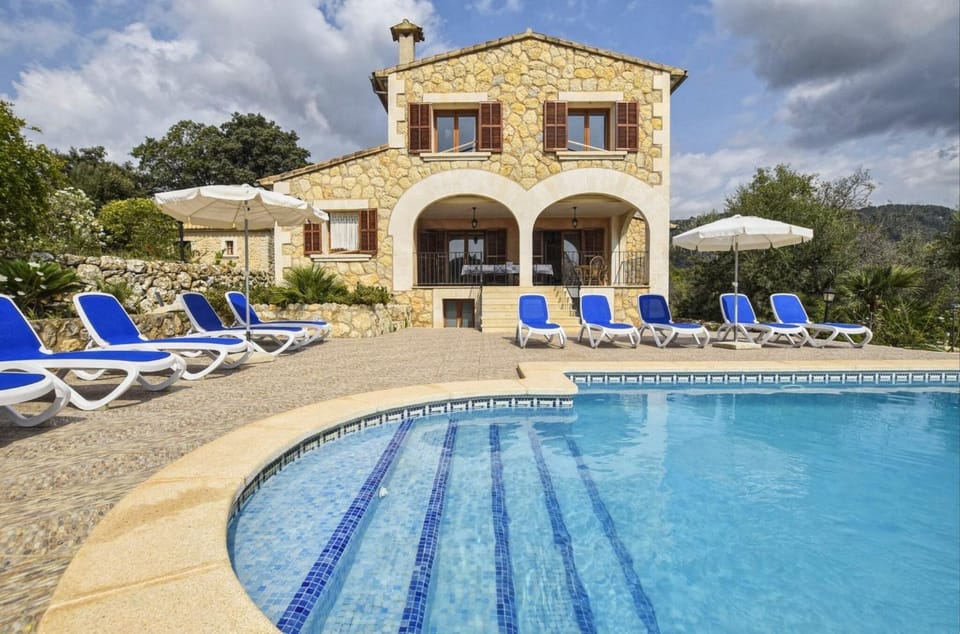 Property building, Living room, Swimming pool