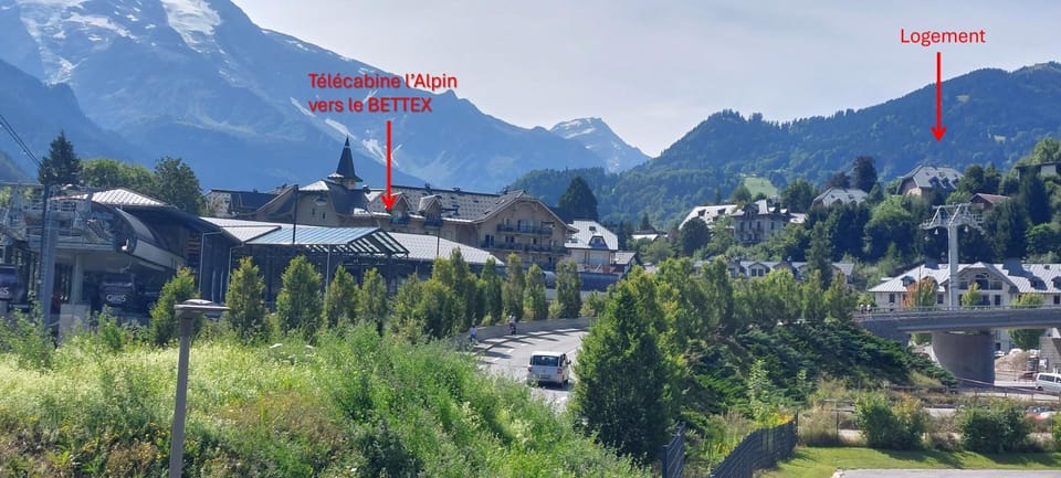 Charmant appartement T3 avec magnifique vue Apartment in Saint-Gervais-Bains