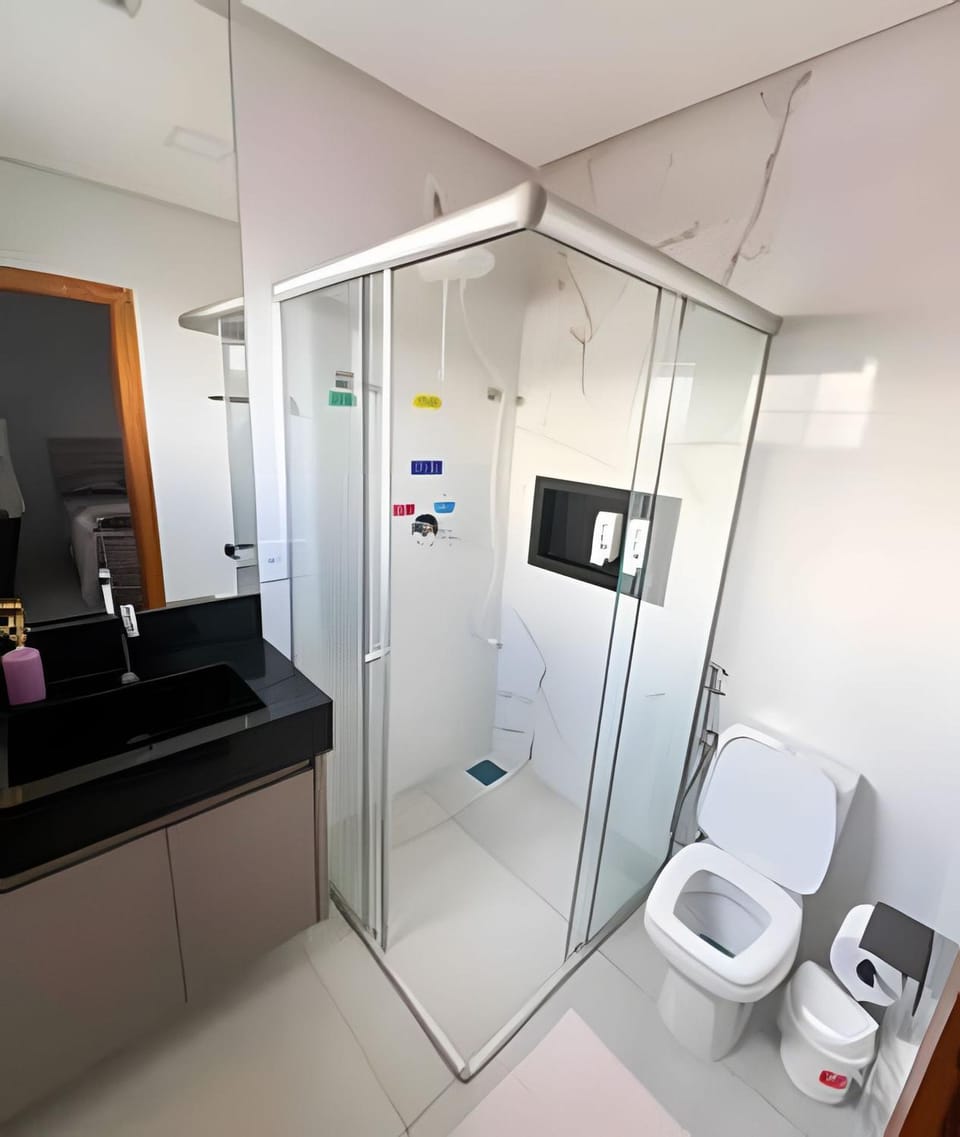 Shower, Toilet, Photo of the whole room, Bedroom