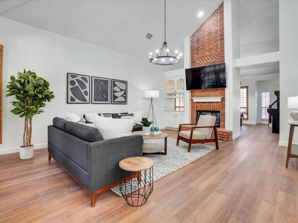 Modern Rustic Oasis Games Cinema UTD Plano Frisco House in Allen