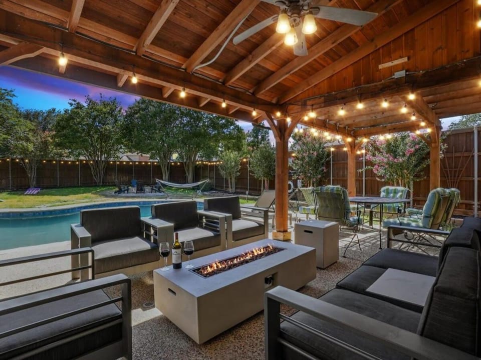 Modern Rustic Oasis Games Cinema UTD Plano Frisco House in Allen