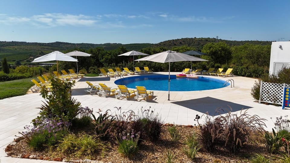 Patio, Natural landscape, Garden, Garden view, Mountain view, Pool view, Swimming pool, sunbed