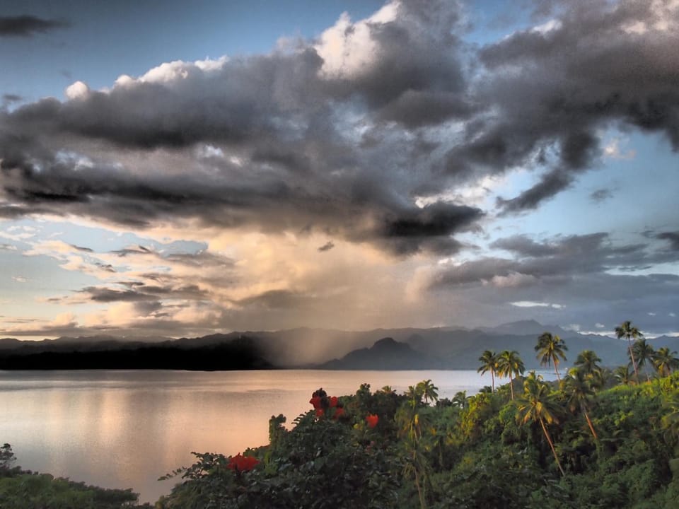 Natural landscape, Sea view, Sunset
