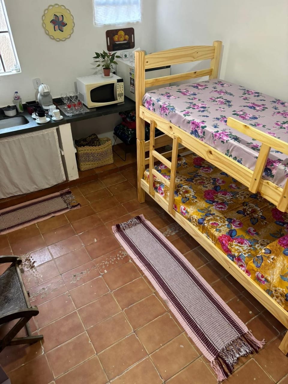 Kitchen or kitchenette, Dining area, Bedroom, bunk bed, kitchen