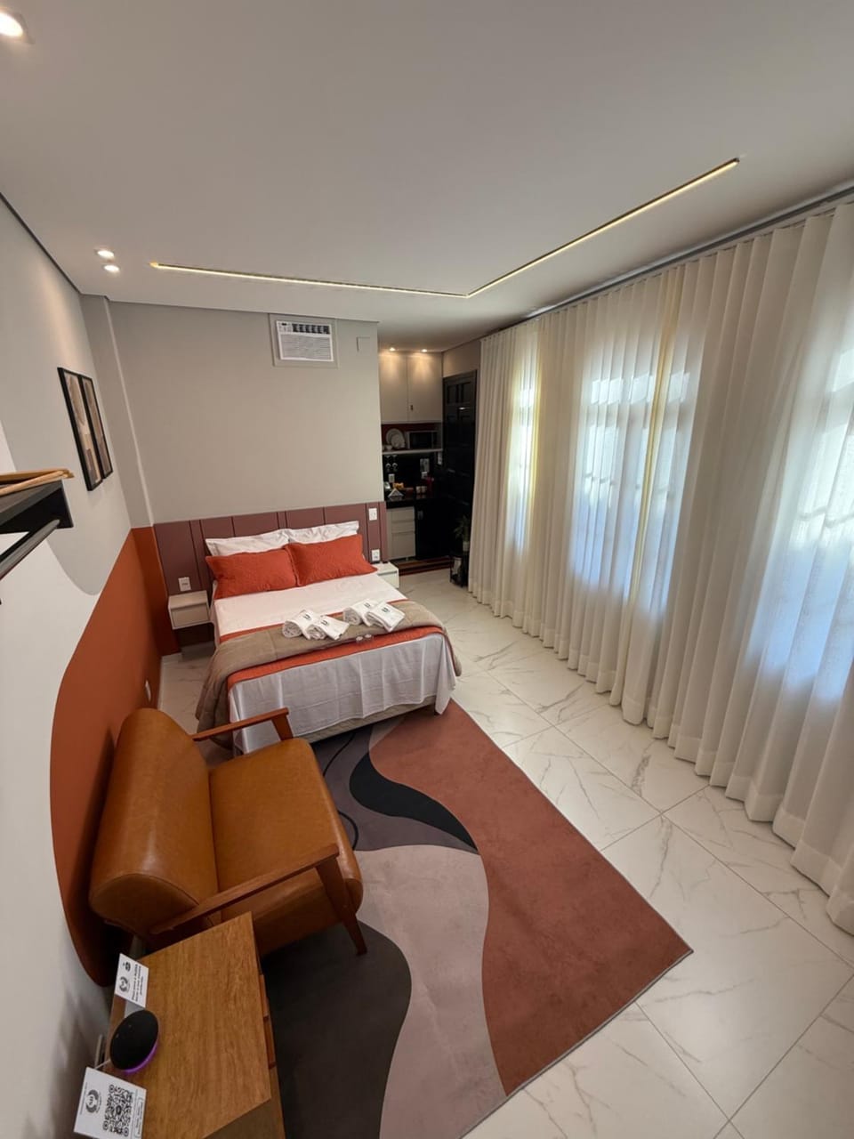 Photo of the whole room, Seating area, Bedroom, air conditioner
