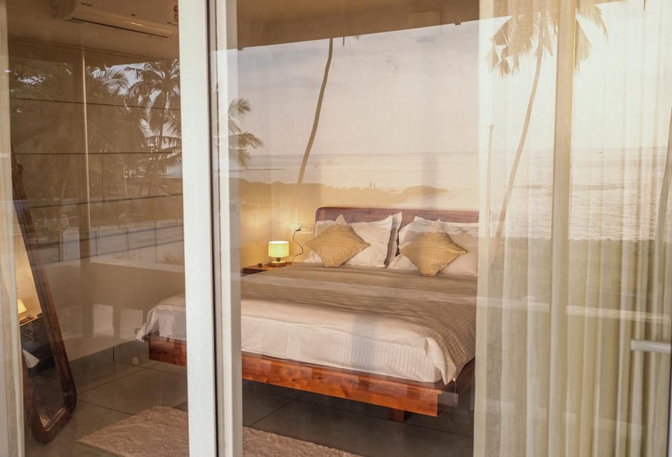 Bed, View (from property/room), Balcony/Terrace, Photo of the whole room, Bedroom, towels