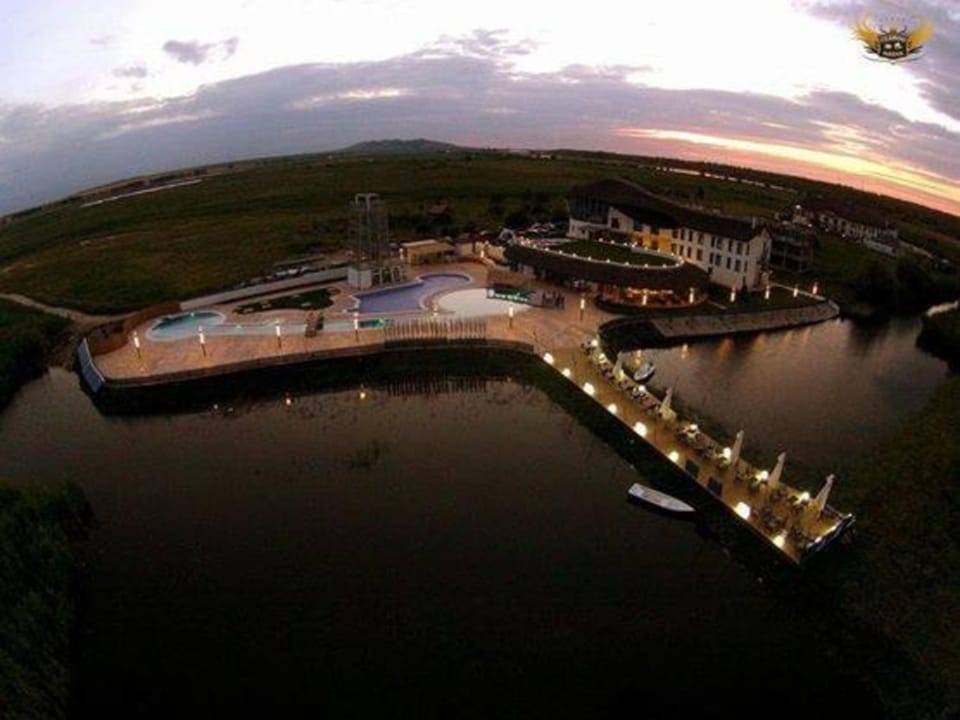 Bird's eye view, Sunset