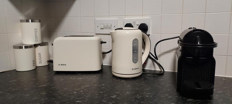 Coffee/tea facilities, Kitchen or kitchenette, toaster