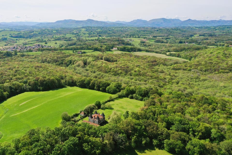 Spring, Day, Natural landscape, Bird's eye view, Mountain view