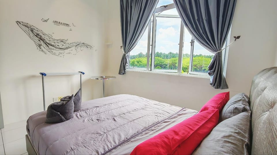 Bedroom, air conditioner