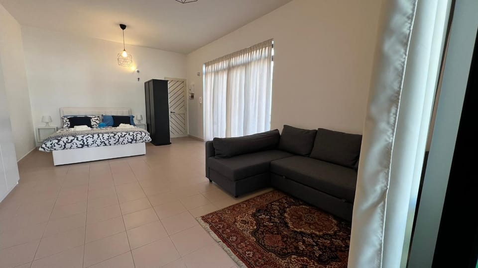 Bed, Living room, Photo of the whole room