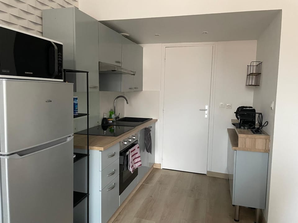 Kitchen or kitchenette, minibar, pet friendly, stove, toaster, kitchen