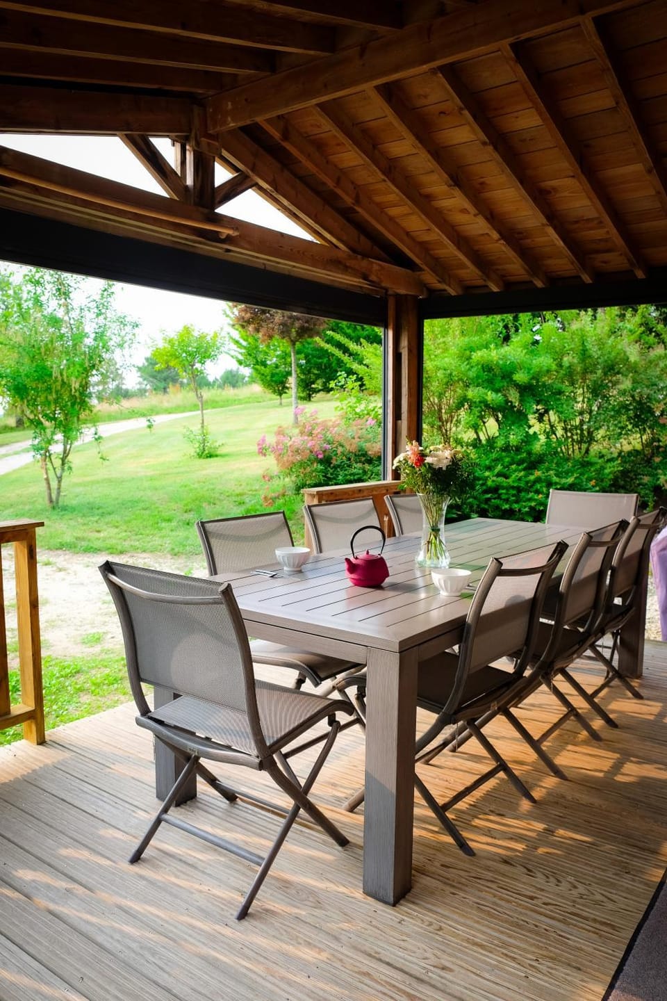 Patio, Spring, Day, Garden, View (from property/room), Dining area, Garden view