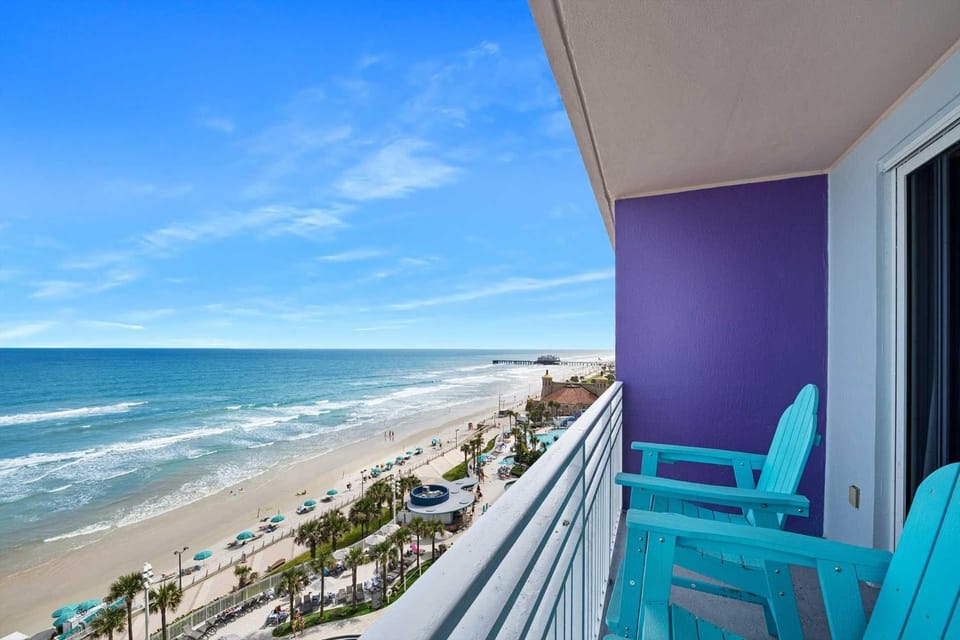 Luxury 10th Floor 2 BR Condo Direct Oceanfront Wyndham Ocean Walk Resort Daytona Beach | 1027 House in Florida