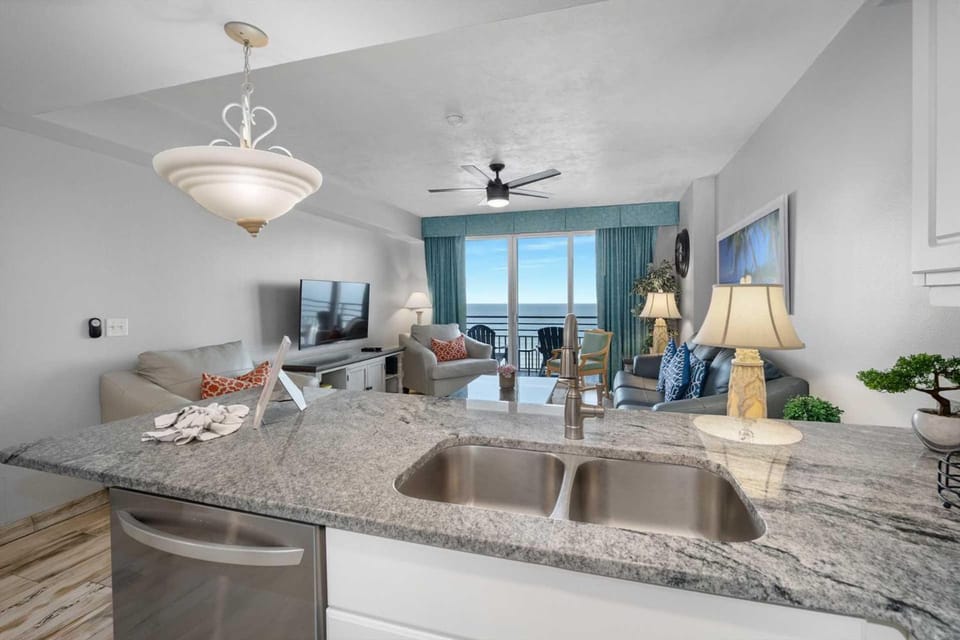 Luxury 14th Floor 1 BR Condo Direct Oceanfront Wyndham Ocean Walk Resort Daytona Beach | 1403 House in Florida