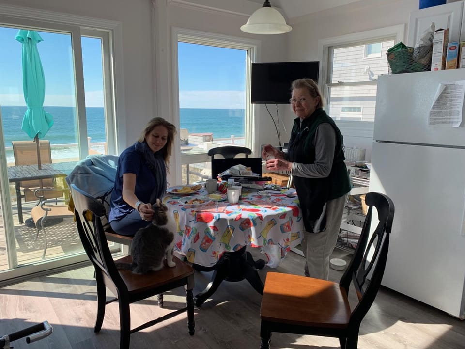Dining area, Sea view