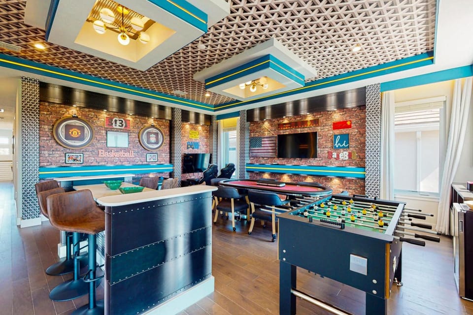 BD005J - Artistic Estate with Games Room at Reunion House in Osceola County