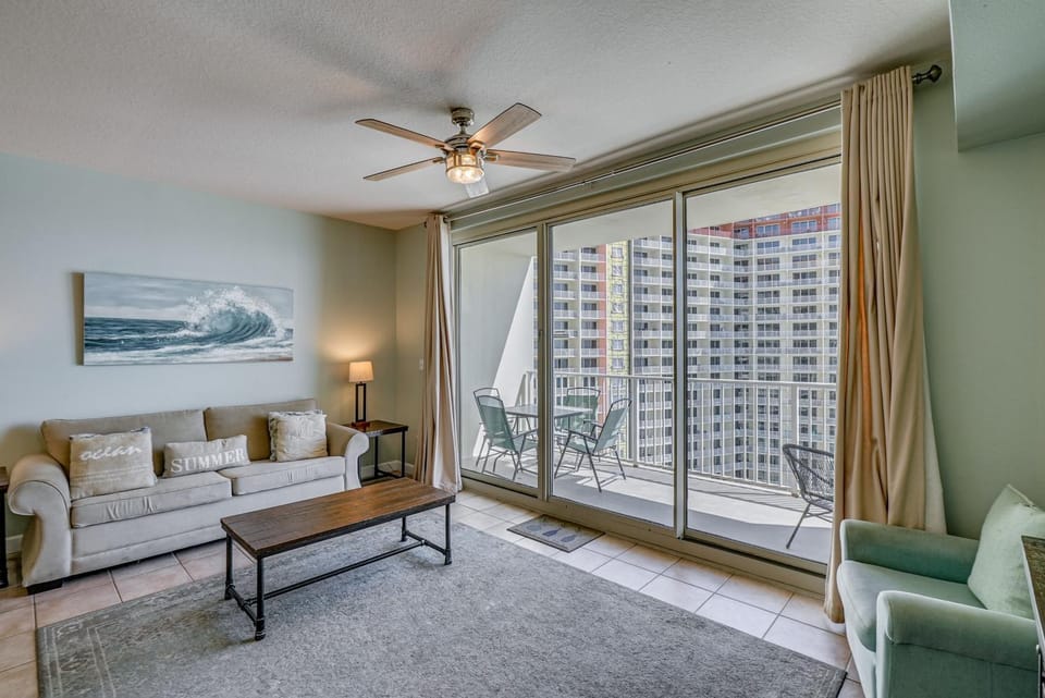 Gulf-Front Condo | Private Balcony + Ocean Views Apartment in Panama City Beach