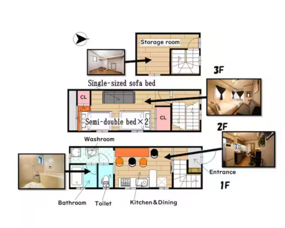 Ciel Tengachayaekimae - Vacation STAY 16021 House in Osaka