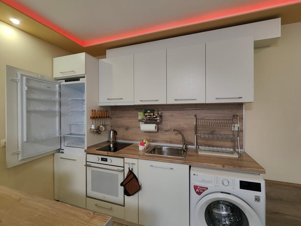 Kitchen or kitchenette, minibar, pet friendly, stove, washing machine