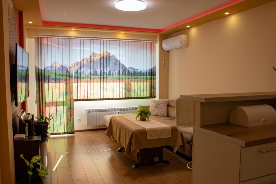 Living room, air conditioner