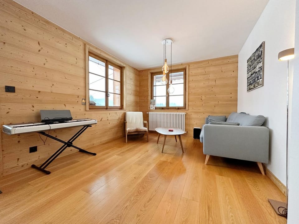 Appartement T4 au calme avec jardin et wifi, proche du centre et ski-bus - FR-1-624-150 Apartment in Samoëns