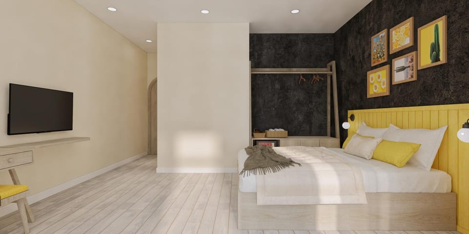 Bed, Photo of the whole room, Bedroom