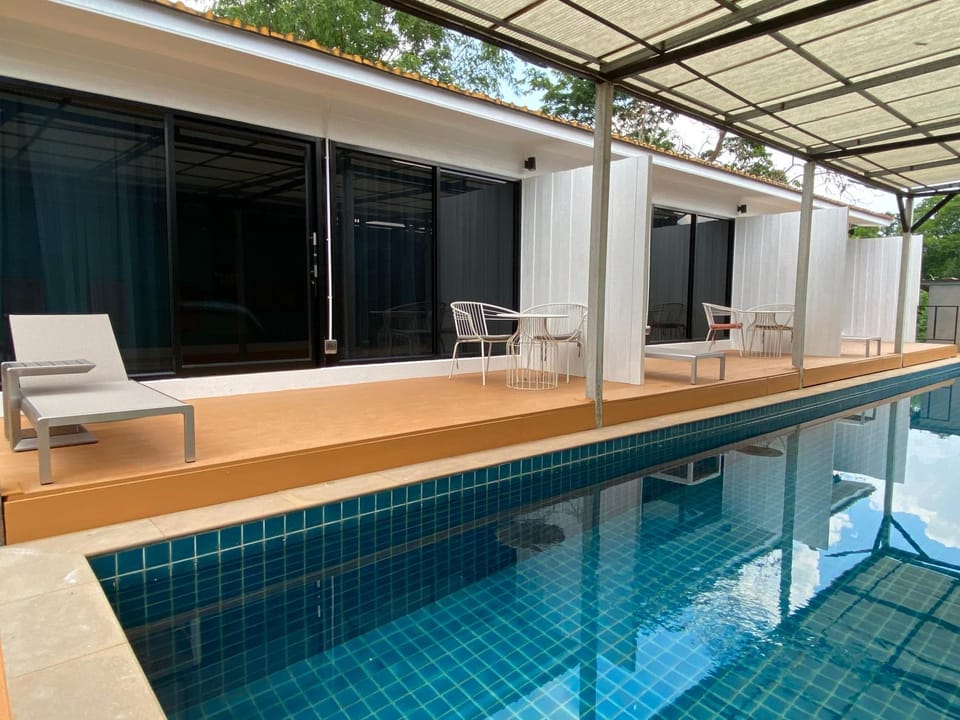Morocco Blue cafe by Chilong River Farm Resort Vacation rental in Laos