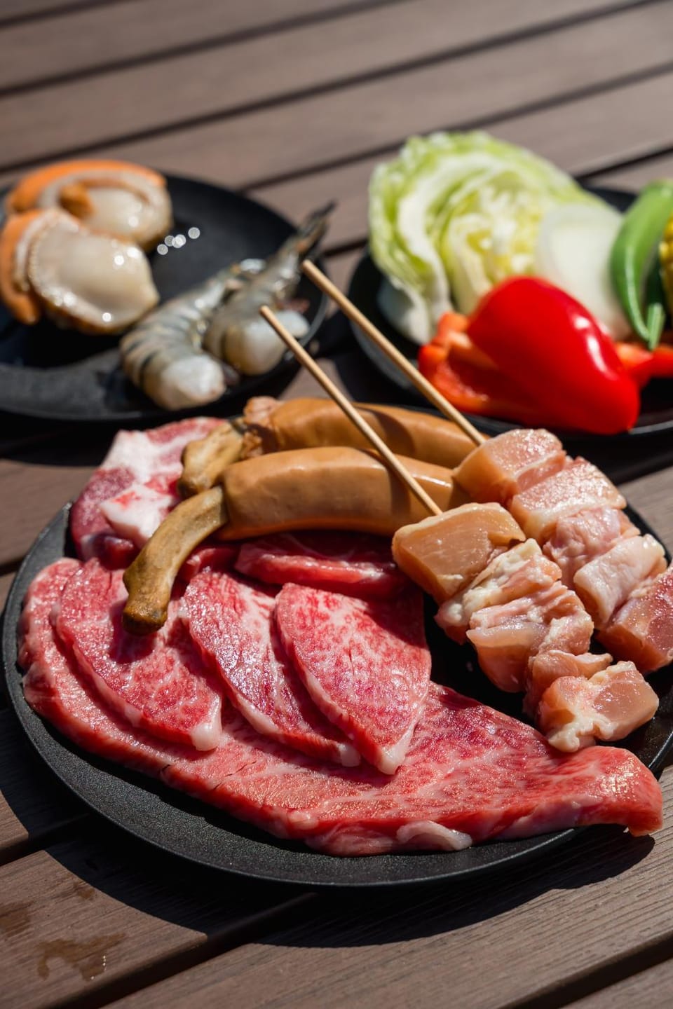 BBQ facilities, Food and drinks, Food, Dinner